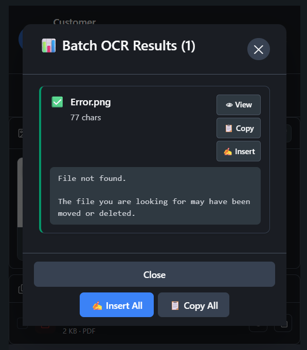 ZenBriefr OCR — text extracted automatically from a screenshot attachment