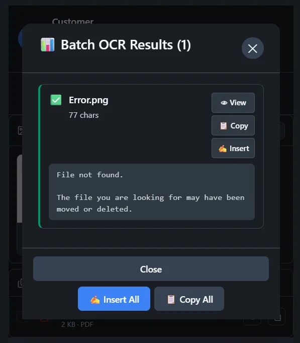 ZenBriefr OCR — text extracted automatically from a screenshot attachment